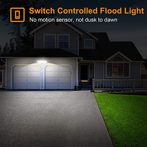 Lepower 42W Led Security Lights Motion Sensor Outdoor Light& 35W Led Security Light, 3500Lm Outdoor Flood Light Fixture #TOP4