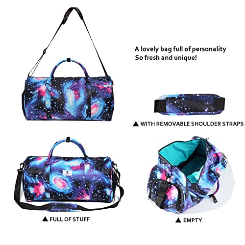 Original Floral Water Resistant Duffel Bag Gym bag Weekender Travel Bag for Gym Beach Travel Daily Bags4
