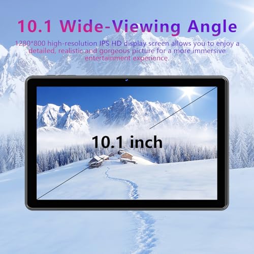 2024 Tablet 10 Inch Android 14 Tablets, 12GB RAM+128GB ROM(Expand to 1TB), Octa Core 1280 * 800 IPS HD Display Android Tablet, Unisoc A523 CPU, 5G/2.4G WiFi, Dual 5MP+8MP Camera,(Gray) - Image 5