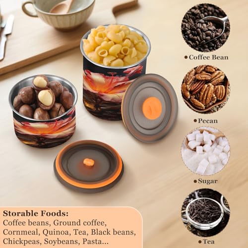 Recipiente Hermético de Acero Inoxidable para Café 900ml miniatura 5