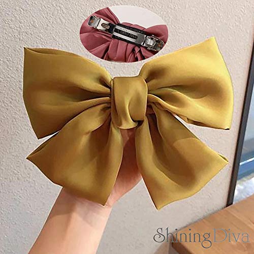 Image of Shining Diva Fashion Stylish Bow Hairpin Hair Accessories Hair Clip for Women and Girls