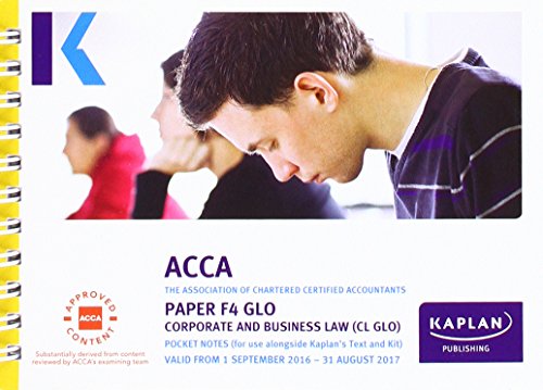 ACCA F4 Corporate and Business Law (Global)