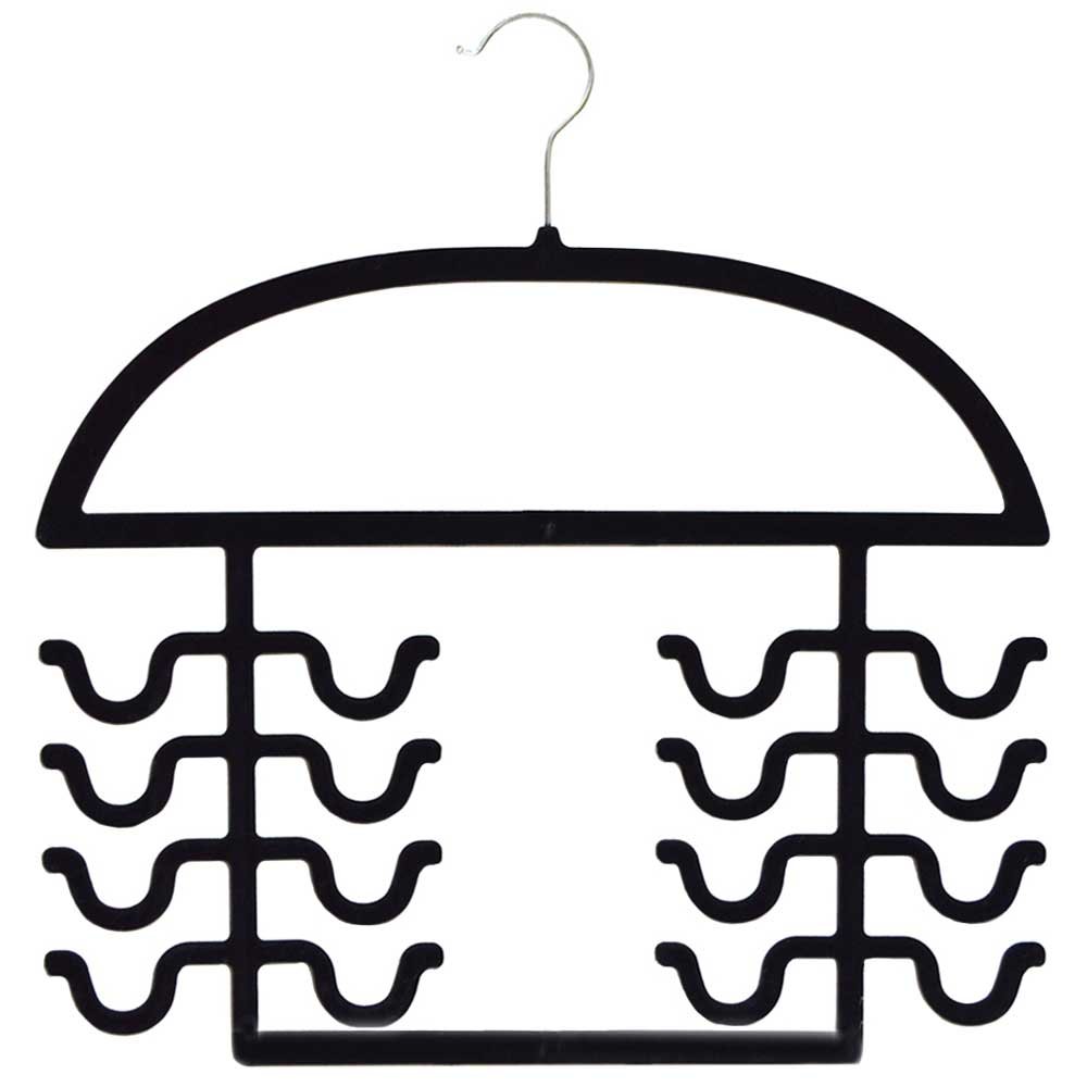 DR. ORGANIZER2 pc set Soft Touch/Velvety Closet Organizer Hangers for Tanks Tops, Bras, Dresses, Bathing Suits, Cami Tops, Belts Scarfs, USA Patented