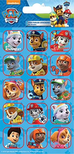 Preisvergleich Produktbild Paper Projects 9096264 folierte Aufkleber, Motiv: Paw Patrol
