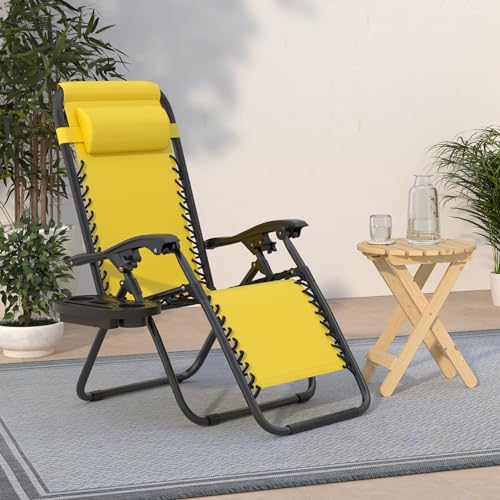 image for Best Choice Products Set of 2 Adjustable Steel Mesh Zero Gravity Loung