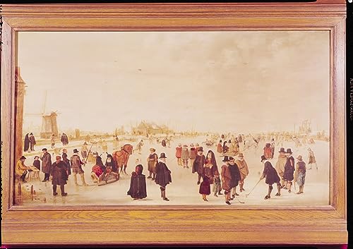 Affiche en Toile Hendrick Avercamp Divertissement sur la glace 60x90cm MSTECO
