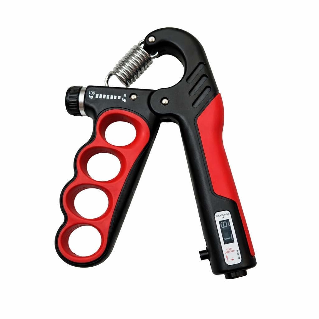 Buy FITROX PRO Adjustable Hand Gripper 5 to 100 kg with Counter