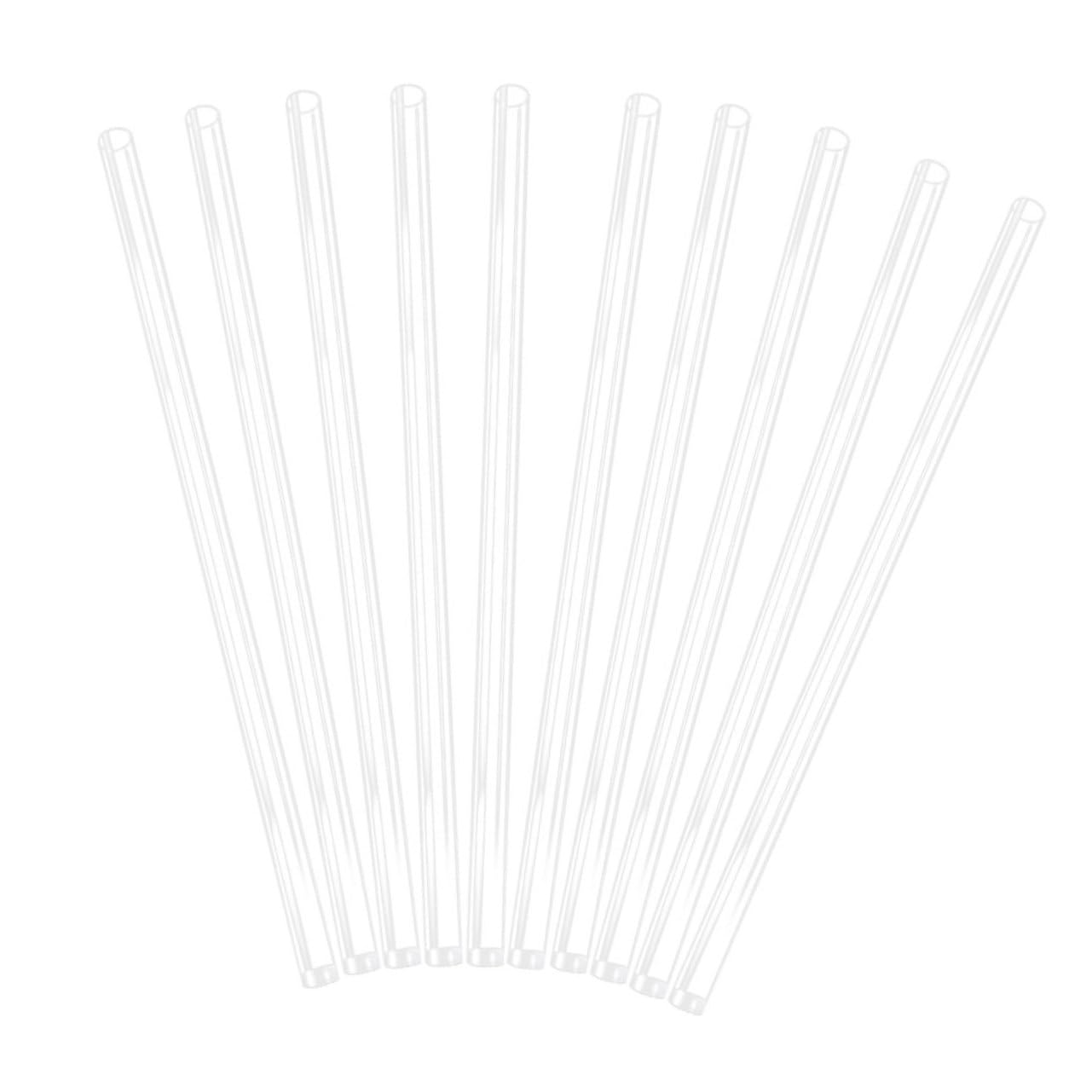 Toyvian 10pcs Clear Led Light Tube Protectors Transparent Shells for String Lights Stylish Outdoor Decoration Elegant Design for Parties and Holiday Ambiance