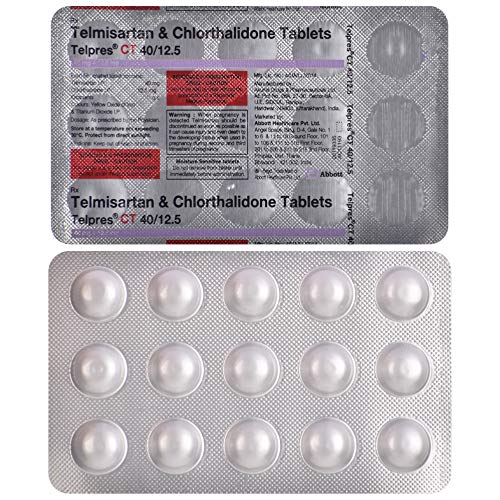 Image of Telpres CT 40 /12.5 - Strip of 15 Tablets