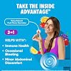 Digestive Advantage 3-in-1 Natural Fruit Flavors Probiotic Gummies for Women & Men Occasional Bloating, Minor Abdominal Discomfort & Gut Health, 60 Count Gummies (3 Pack)