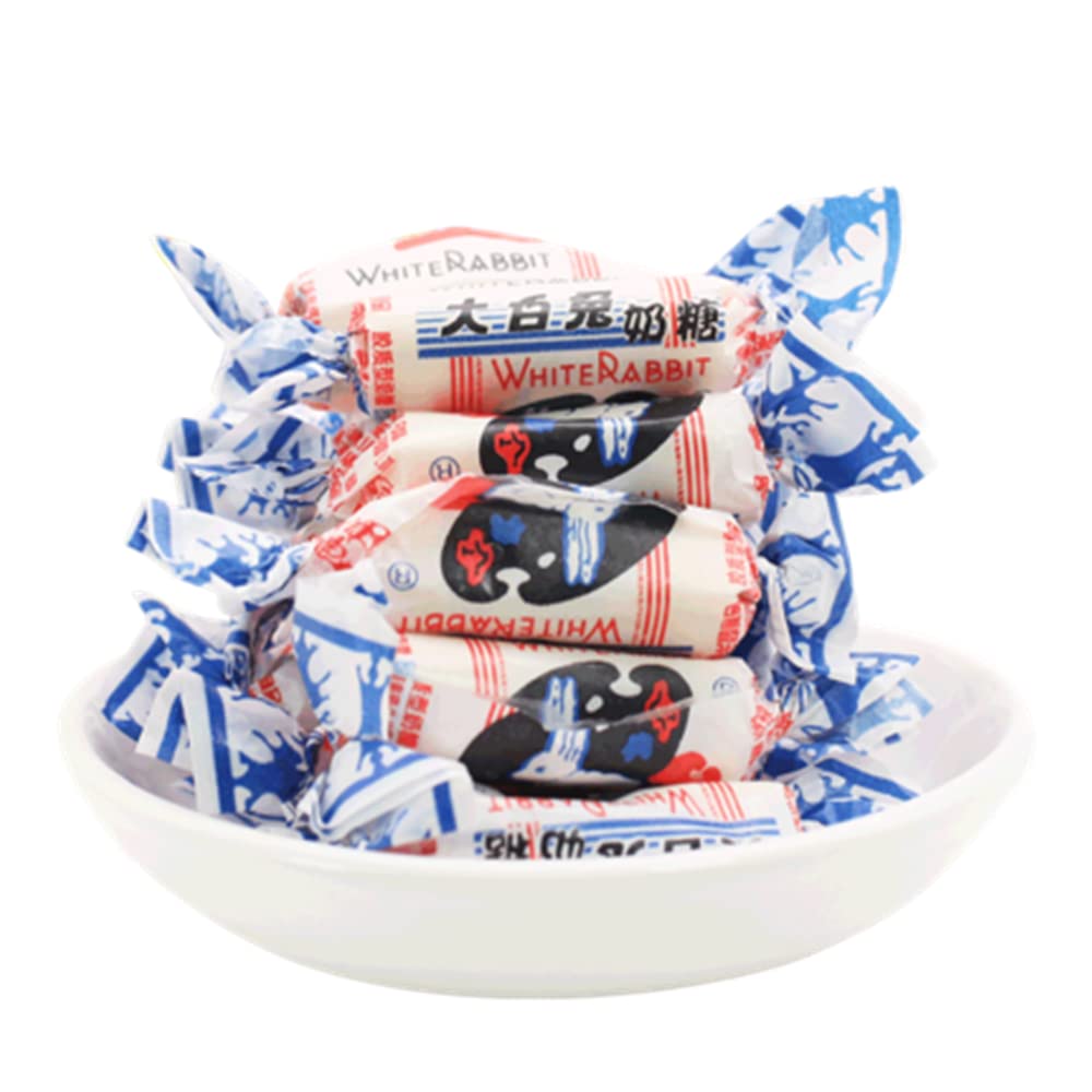 Conejo blanco Lechoso Dulces duros Caramelo Sabor lechoso fuerte Bocadillos casuales chinos (1000g)
