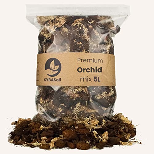 Preisvergleich Produktbild Sybotanica Orchideenerde 10 Liter, Orchidee Erde, Torffrei Substrat
