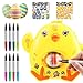 joylink Oeuf de Pâques Décoration Kit, DIY Oeufs de Pâques Fabrication Colorant Ensemble avec Spinner Machine de Décoration, 8 Marqueur, 3 Oeufs & Autocollants pour Enfants Cadeau
