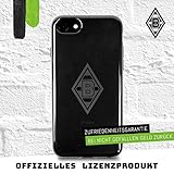 Mit zentriertem Vereinslogo von Borussia Mönchengladbach in schwarz