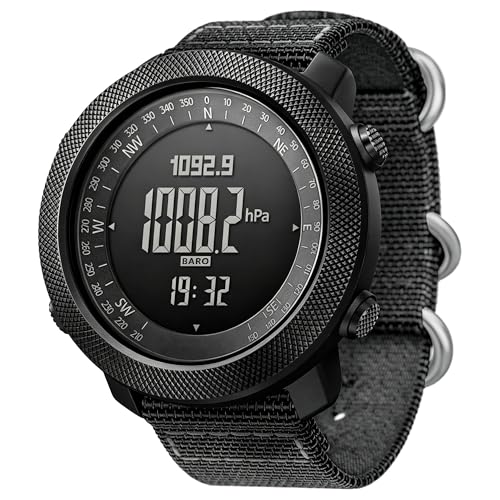 Montre homme nylon respirant CakCity avec boîtier robuste en alliage de zinc