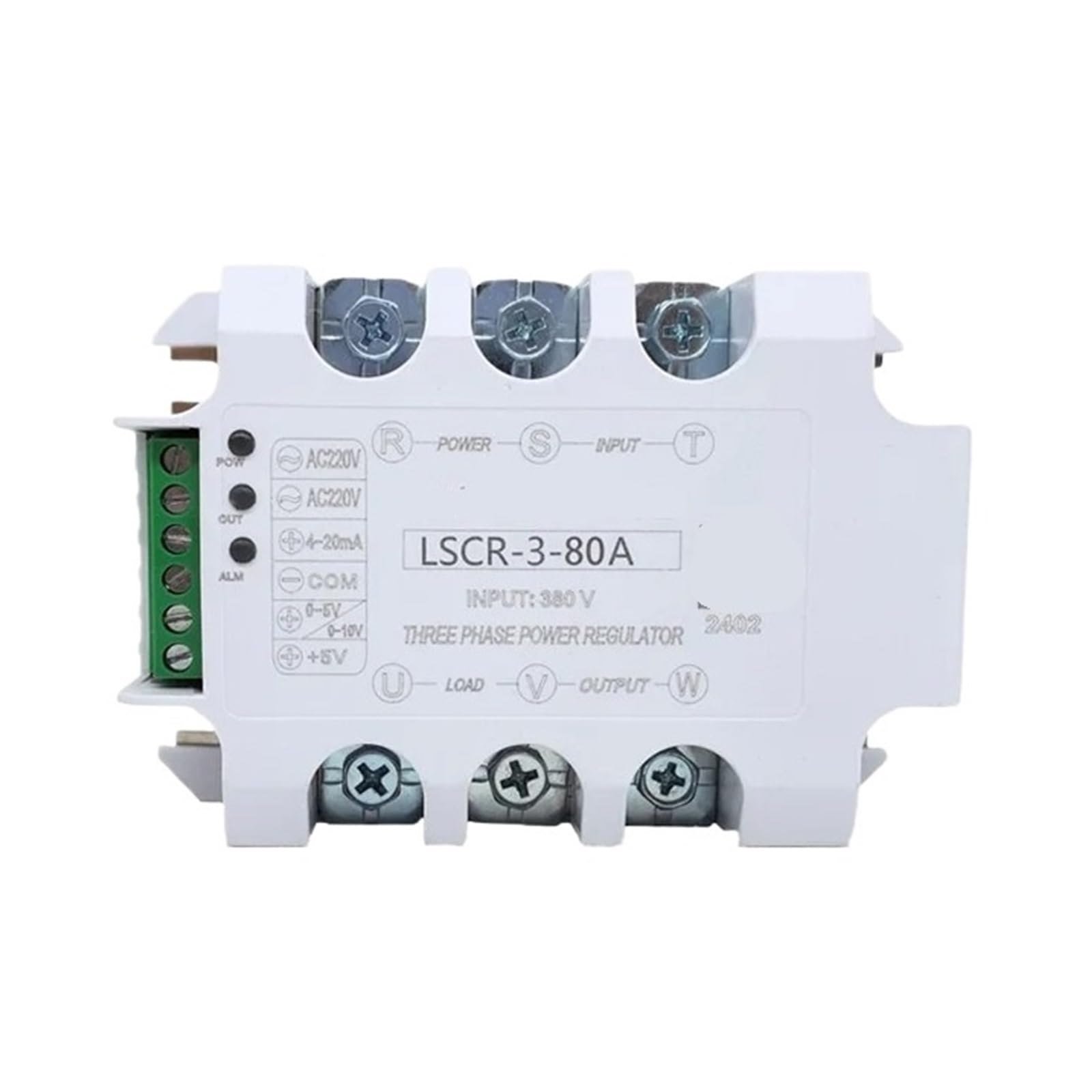 SWEWDSQG Single-phase three-phase AC solid-state voltage regulator 10A-200A power regulation thermostat 4-20MA potentiometer control(Y-150 radiator)