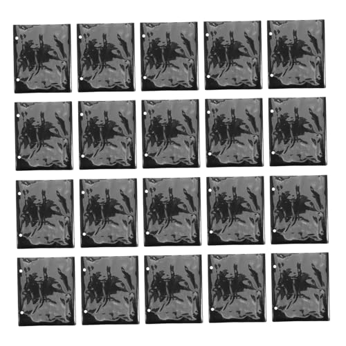 Milisten 20 Pcs Sheet Music Holder Portable PVC Flip Folder for Organizing Piano Guitar Violin Music Versatile with Binder Rings