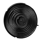 Kohlefilter Filter Typ 26 Ersatz für Whirlpool 484000008789 280mmØ Wpro 481281718528 FAC269 Indesit C00385608 C00375086 für Dunstabzugshaube von AEG Bauknecht Elica