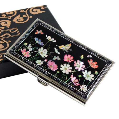 AWOL Fantasy Collection Little Dragon Classic Business Card Case - Black Epoxy Finish