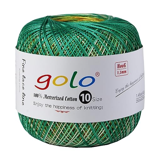 golo Crochet Thread Size 10 Yarn for Hand Knitting Crochet Yarn