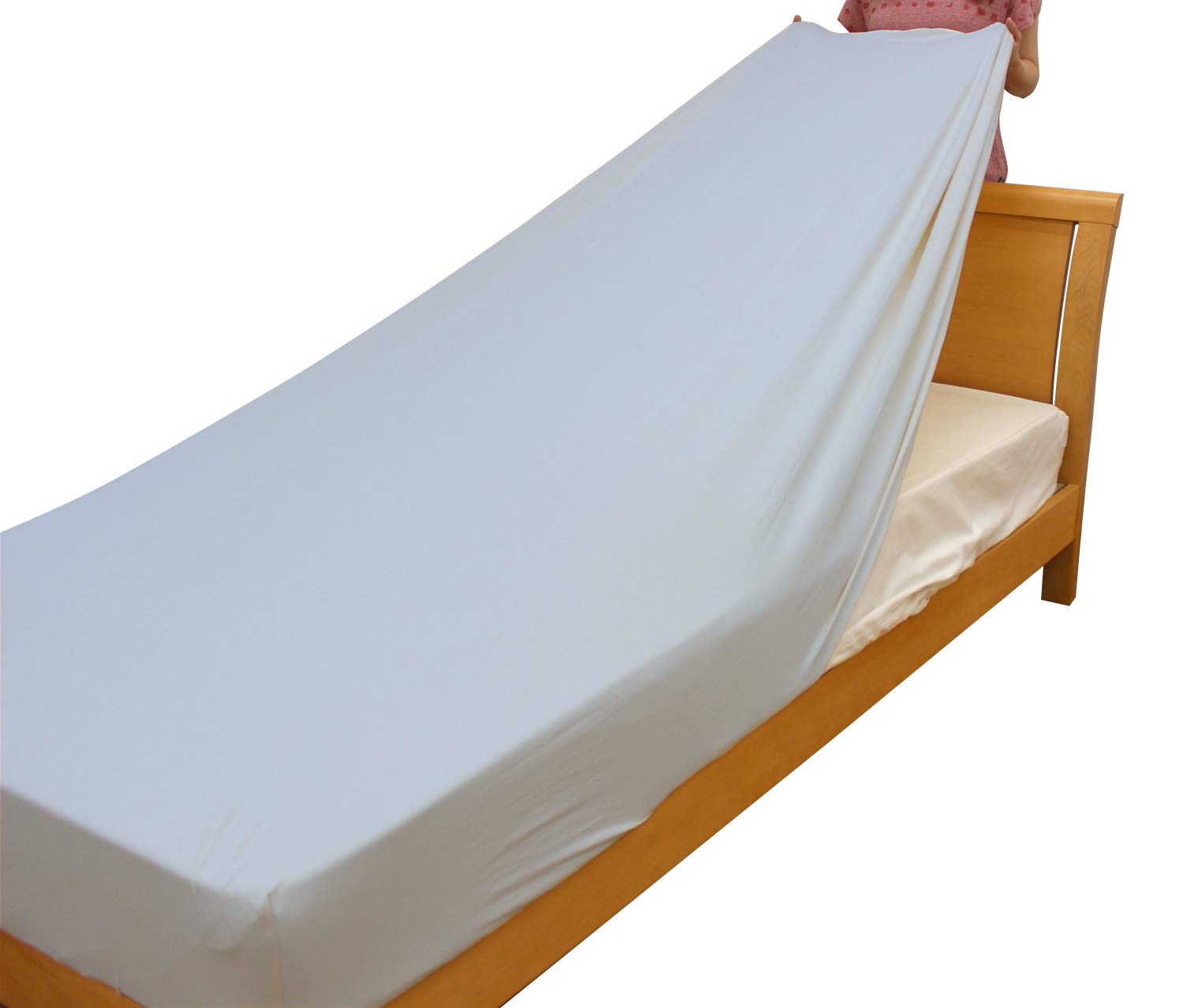 Amazon.co.jp: メリーナイト ボックスシーツ サックス セミダブル