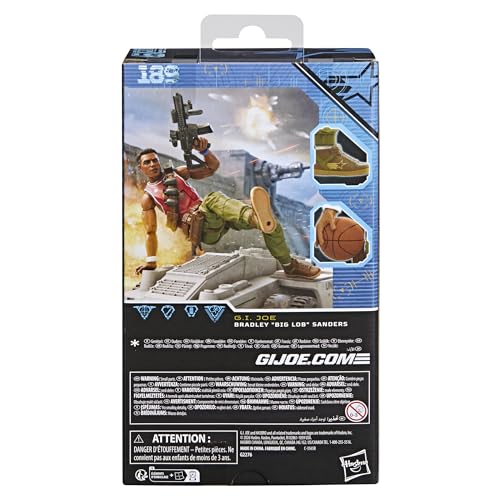 G.I. Joe Classified Series, Figurine 189 Bradley « Big Lob » Sanders de 15 cm