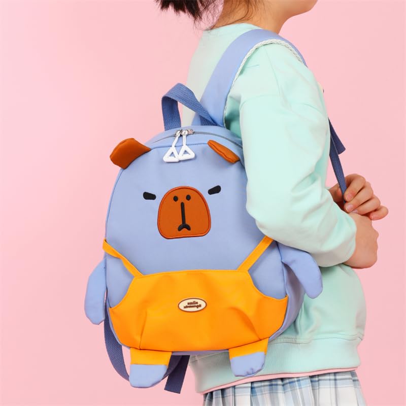 Capybara Cute Backpack Adjustable Straps Lightweight Nylon Bookbag for Daily Use4