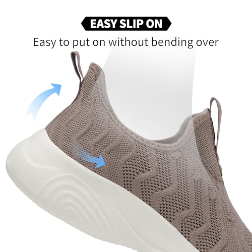 Image of MRIP Mens Slip On Walking Shoes Lightweight Comfortable Gym Workout Running Shoes Mesh Breathable Cushion Fashion Tennis Athletic Casual Sneakers