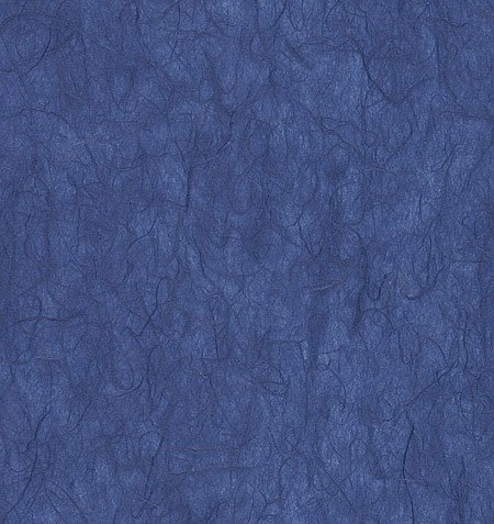 Unryu Rice Papers- All Solid Colors - Royal Blue - 25x37 Inch Sheet