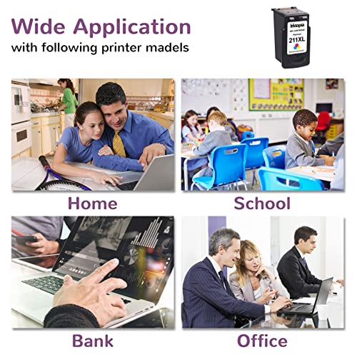 Inktopia Remanufactured Ink Cartridge Replacement For Canon Cl-211Xl 211Xl 211 Xl Single Pack (1 Tri-Color) For Canon Pixma Mp495 Ip2700 Mp490 Mp480 Mp280 Mx330 Mx340 Xm410 Mx420 Mx350 Printer #TOP4