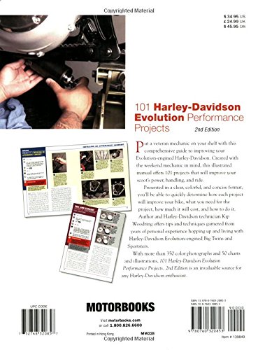 101 Harley-Davidson Evolution Performance Projects (Motorbooks Workshop)      Paperback – August 15, 2006
