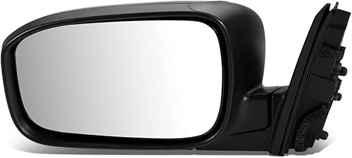 DNA Motoring OEM-MR-HO1320217 Espejo retrovisor plegable manual con ajuste accionado izquierdo compatible con Accord 2003-2007