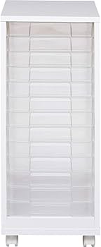 Amazon | 【浅型13段】アイリスオーヤマ フロアケース キャスター付き