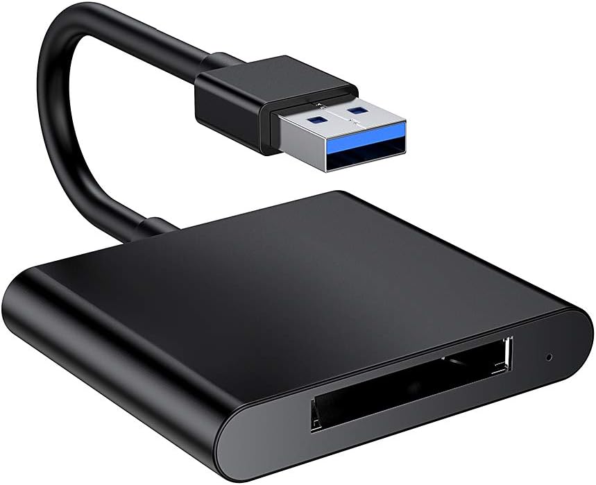SD Card Reader, USB 3.0 Card Adapter, XQD SD Memory Card Reader Adapter Compatible with Sony G Series, Lexar USB Mark Card for Mac OS System, Windows, Linux, Surface Pro, ChromeBook