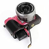 Compatible con: Sony a5100 . Alpha 5100 . ILCE-5100L .a5000 cámara. Garantía de por vida First2savvv.Nota: la puerta del compartimiento de la batería no se puede abrir completamente
