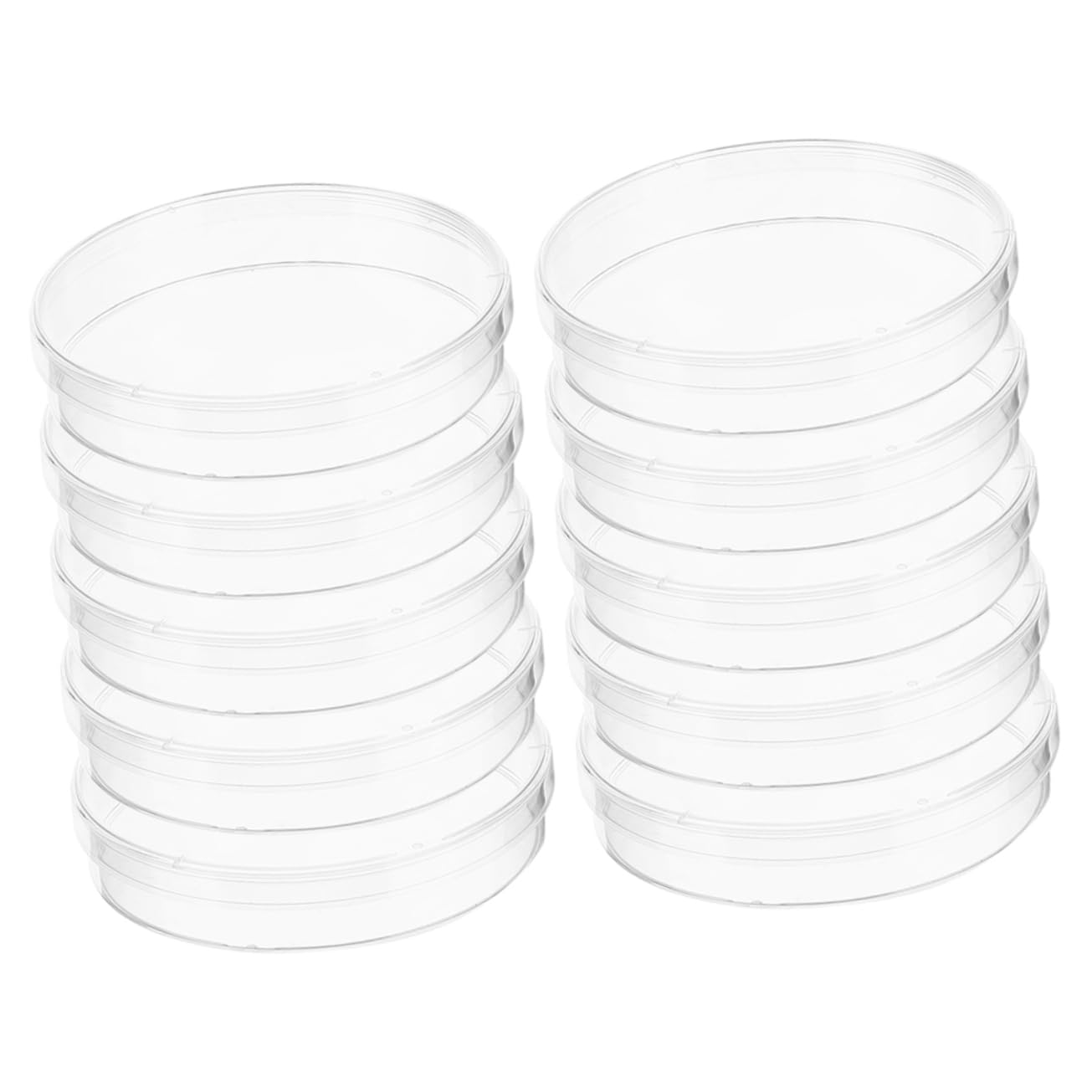 FUNOMOCYA Cell Culture Plate 10pcs Set Laboratory Cell Culture Plate with Flat Bottom Lab Experiment Device Material