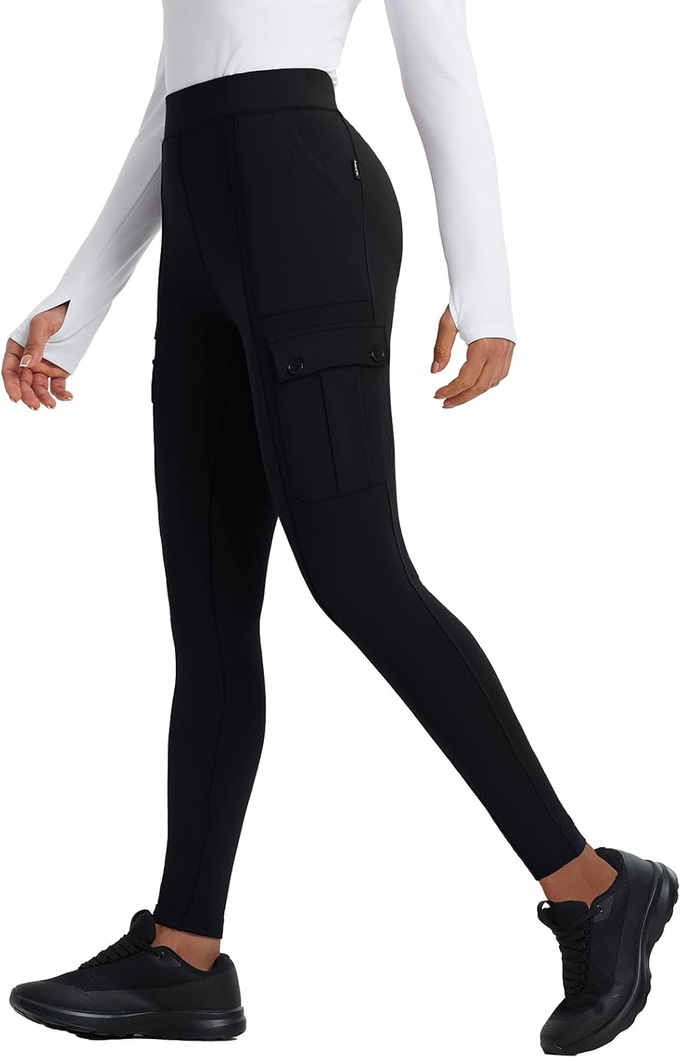 Baleaf Women’s Thermal Fleece-Lined Hiking Pants with Pockets