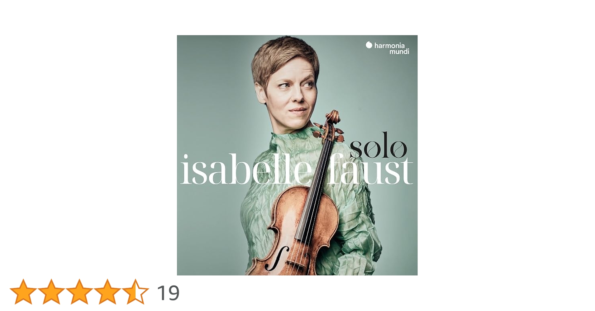 Amazon | ソロ / イザベル・ファウスト (SOLO / Isabelle Faust) [CD