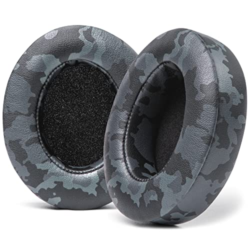 WC Wicked Cushions Replacement Ear Pads for Beats Studio 2 & 3 (B0501, B0500) Wired & Wireless | Does NOT Fit Beats Solo | Softer PU Leather, Enhanced Foam & Stronger Adhesive | Black Camo by WC - Used condition - US$20.86