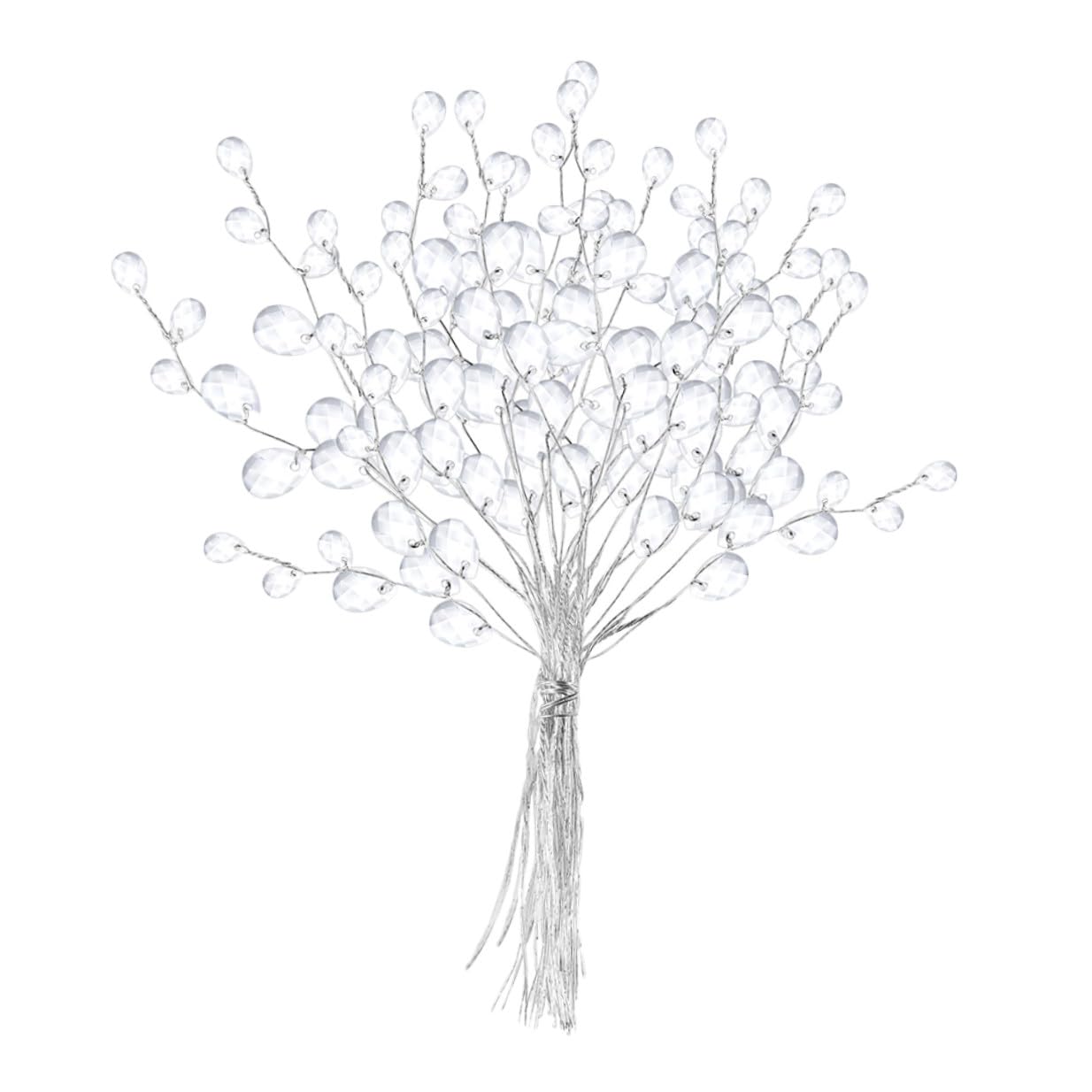 Flores de cristal acrílico decorativas Beaupretty para centros de mesa de bodas inolvidables