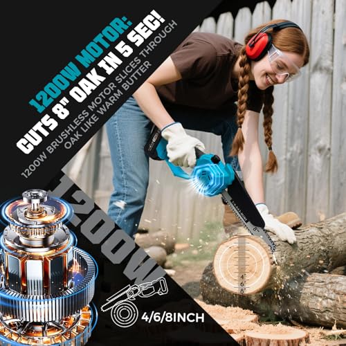 2-in-1 Cordless 8-Inch Pole Saw