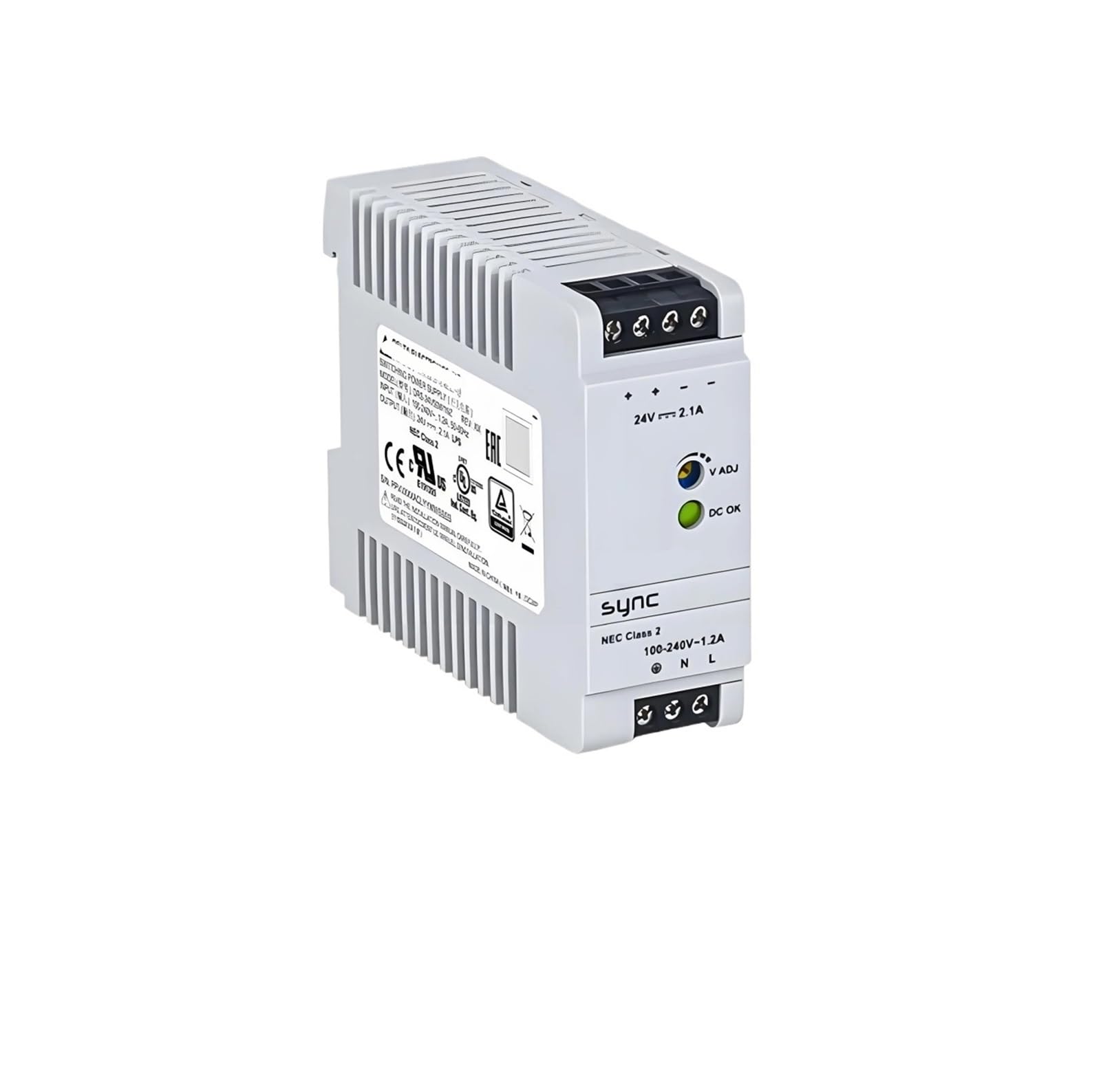 JJKKOZVQF DRS-24V50W1NZ Power Supply 50W 24V 2.1A
