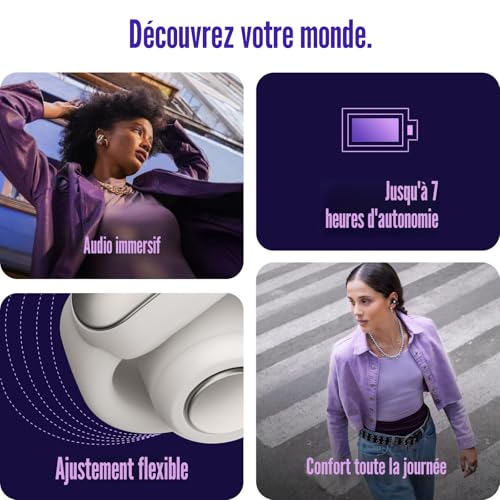 Bose Ultra Écouteurs oreilles ouvertes Bluetooth Bleu sidéral – Image 3