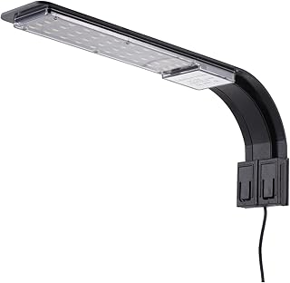 Ipetboom 1Pc Tanque De Peixes Clipe De Luz Fino Barra De Luz Decoração Do Tanque Pequena Luz Do Aquário Luz Do Aquário Peixes Luz Da Noite Do Aquário LED Lâmpada Do Aquário Acessórios Do