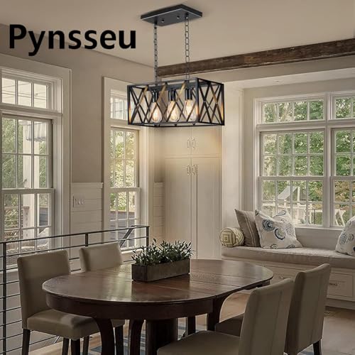 Lámpara colgante rectangular Marca Pynsseu (2)