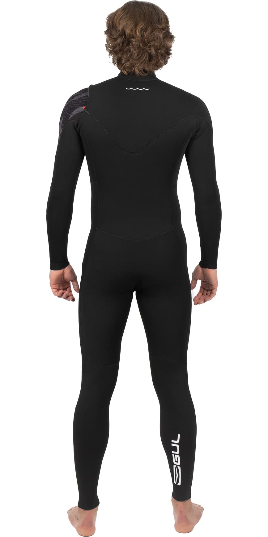 GUL Mens Response Echo 3/2mm CZ BS Steamer - Black Contour Camo - Easy Stretch