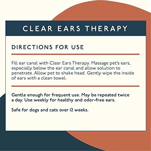 Petlab Co. Clear Ears Therapy Ear Cleaner for Dogs Supporting Yeast