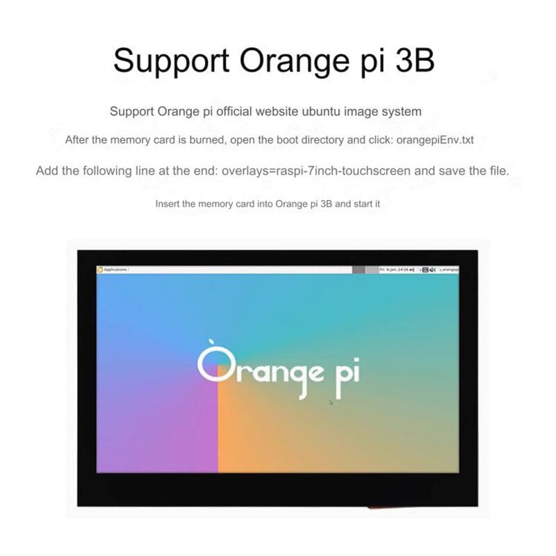 VIDOO IPS Dotykowy Ekran MIPI DSI Wyświetlacz Kompatybilny z 4B/3B/2B 3B Retropie Gry-4.3 inch