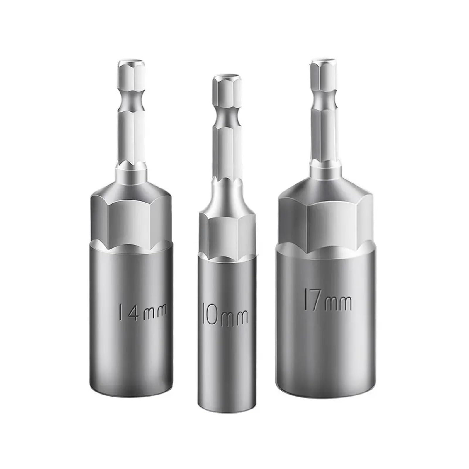 10/15 szt. długość pogłębiony adapter gniazda udarowego 5,5-19 mm zestaw nasadek wkrętakowych 1/4 cala śrubokręt głowica klucza zestaw narzędzi ręcznych