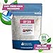 Dry Skin Bath Salt 128 Ounces Epsom Salt with Natural Geranium, Lavender, Ylang Ylang, and Lemon Essential Oils Plus Vitamin C in BPA Free Pouch with Easy Press-Lock Seal